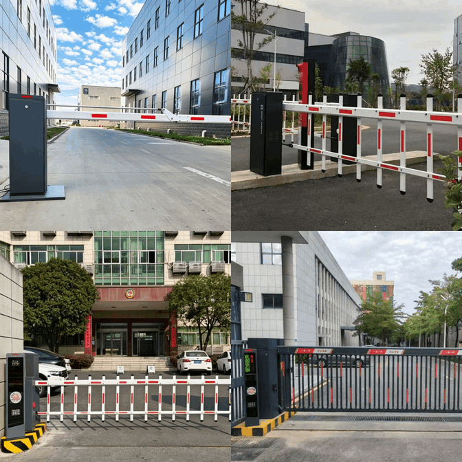 6m Telescopic Smart Boom Barrier Gate with Security Remote Control - Adjustable Long Arm Vehicle Access Control System