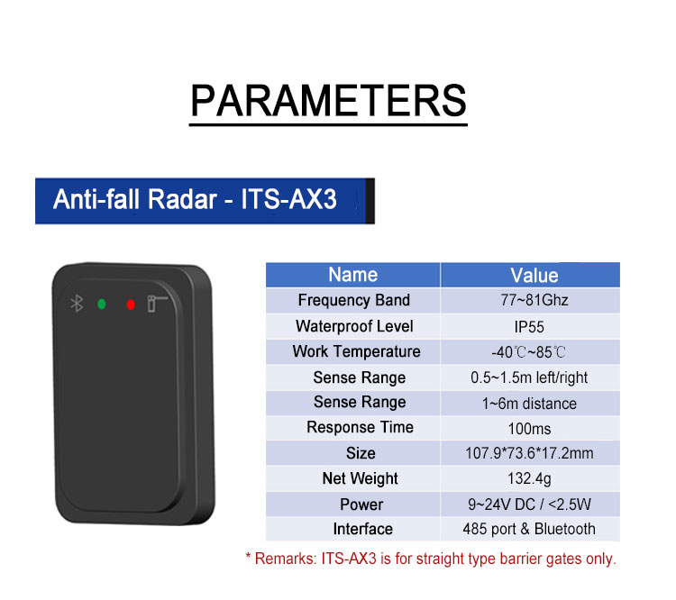 77ghz-mmwave-vehicle-detection-radar-sensor-parking-boom-barrier
