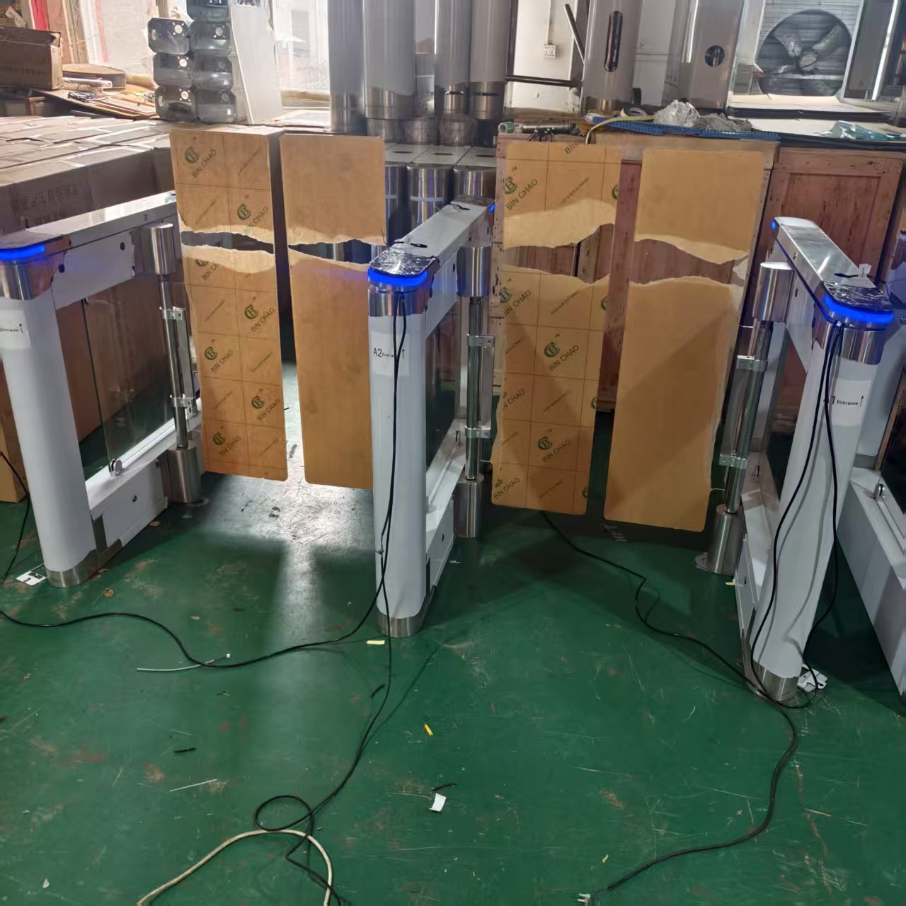 automatic-swing-barrier-gate-corporate-access-control