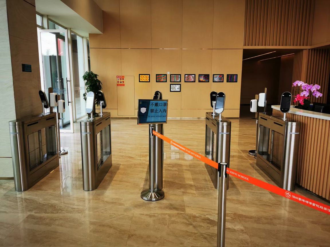 automatic-swing-barrier-gate-corporate-access-control