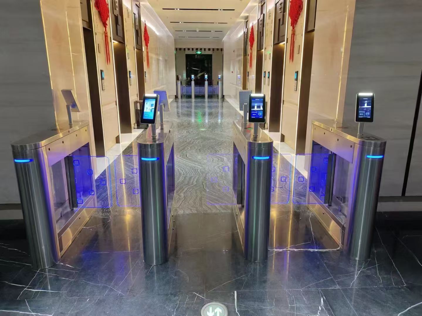 automatic-swing-barrier-turnstile-biometric-face-recognition-gyms