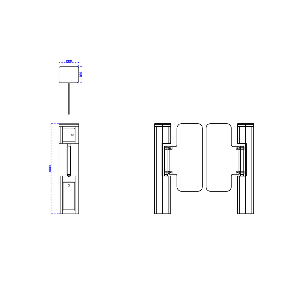 automatic-swing-barrier-turnstile-gate-retail-entrance-smart-sensors