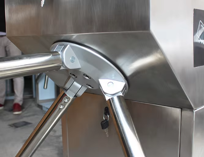 Biometric Facial Recognition Automatic Tripod Turnstile Gate for Gyms and Fitness Clubs – Advanced Member Access Control Solution
