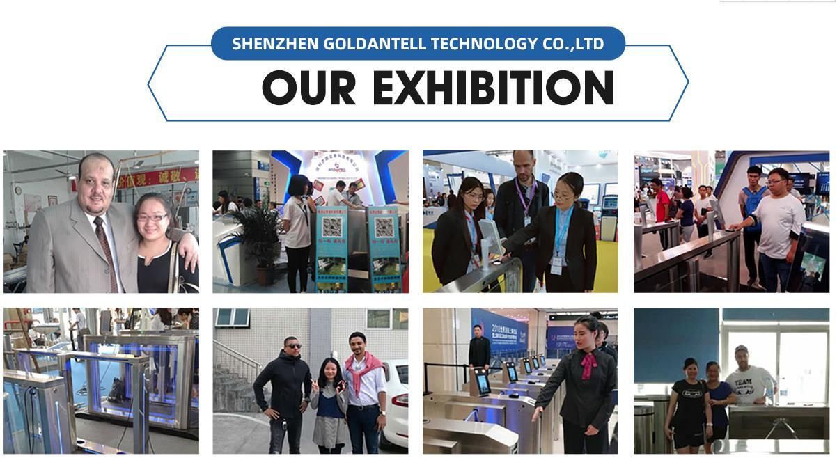 Electronic Smart Swing Barrier Turnstile Gate with Integrated Face Recognition and Smart Card Access Control System – High-Security Digital Entrance Solutions