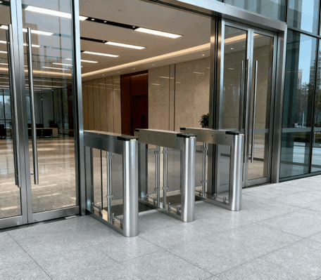high-speed-optical-speed-gate-multi-factor-authentication-corporate-corridors