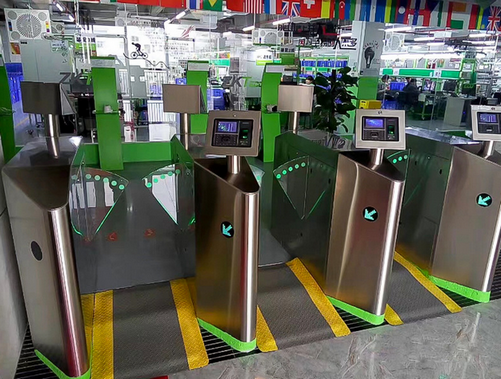 high-speed-optical-speed-gate-multi-factor-authentication-corporate-corridors