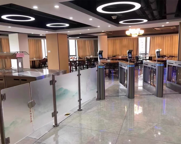 high-speed-optical-speed-gate-multi-factor-authentication-corporate-corridors