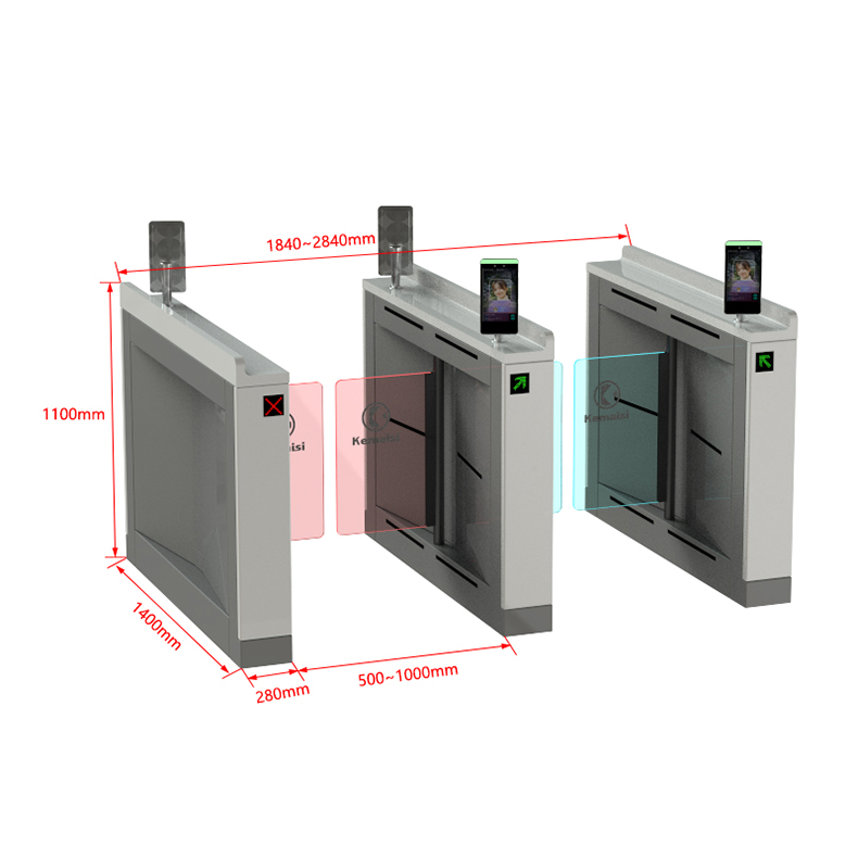 Intelligent Automatic Swing Barrier Turnstile Gate with Biometric Face Recognition for Swimming Pools and Aquatics Centers – Advanced Access Control System