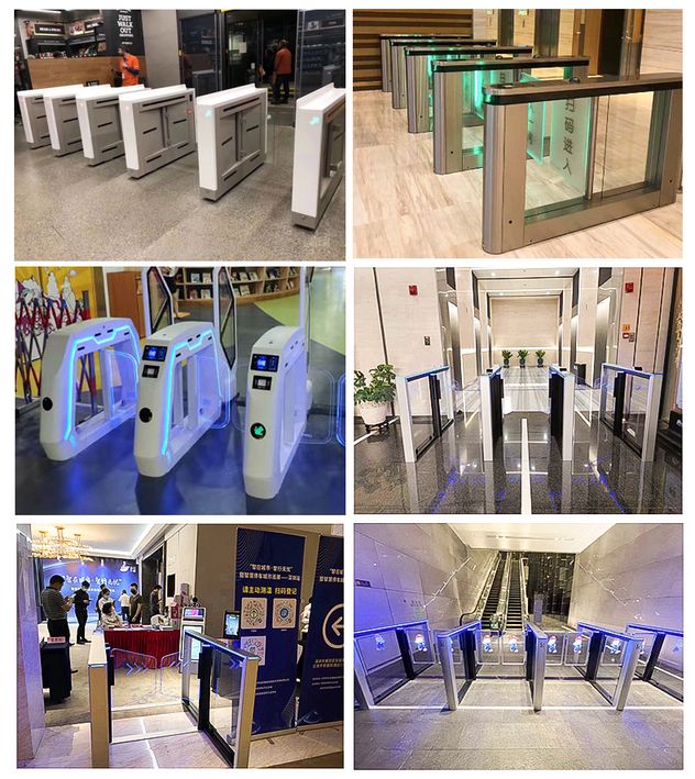 Intelligent Automatic Swing Barrier Turnstile Gate with Biometric Face Recognition for Swimming Pools and Aquatics Centers – Advanced Access Control System