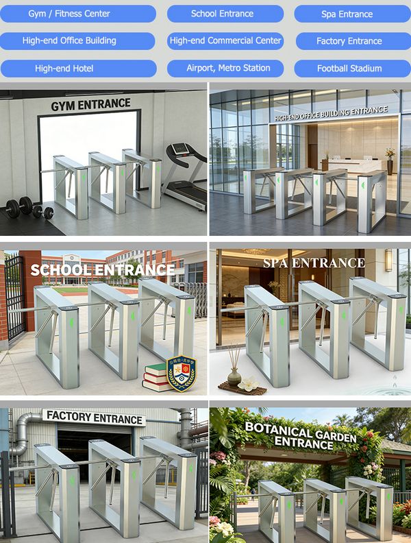 ip68-waterproof-heavy-duty-automatic-tripod-turnstile-nfc-qr-code