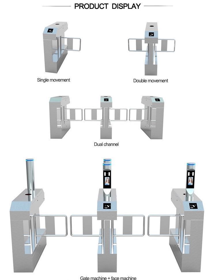 luxury-automatic-swing-barrier-turnstile-hotel-lobby-executive-offices