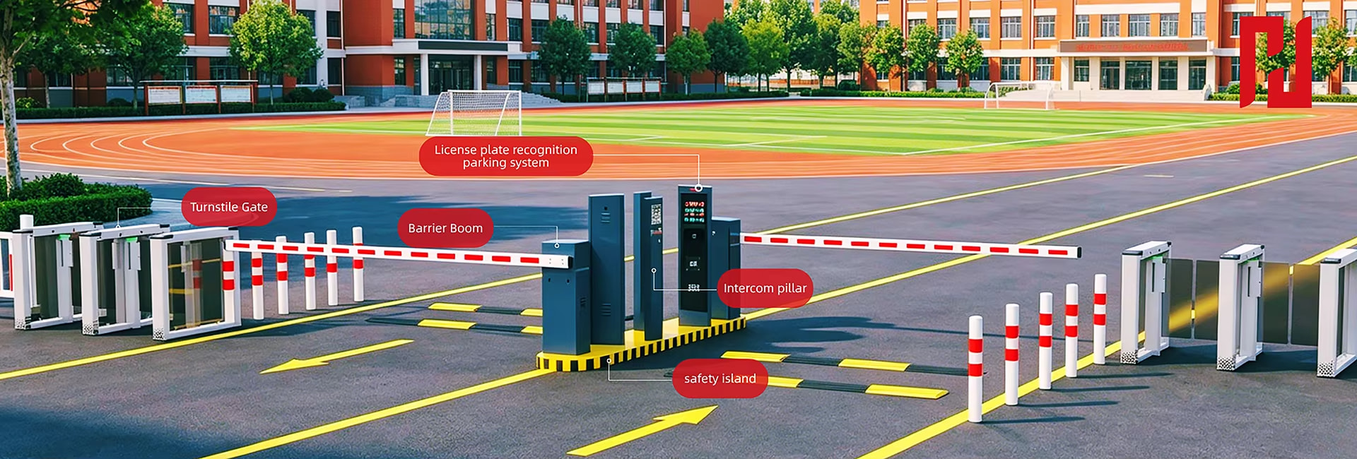 manual-swing-security-traffic-barrier-automation-kit