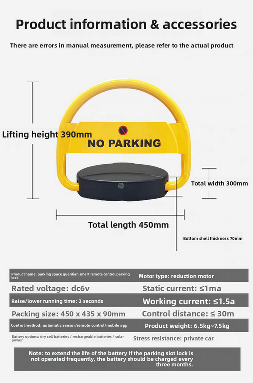 modern-stainless-steel-automatic-smart-parking-space-barrier-lock