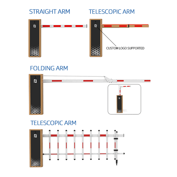 Multi-Functional Smart Automatic Boom Barrier Gate with Integrated LED Display Screen and Traffic Signage – Intelligent Road Access Control System