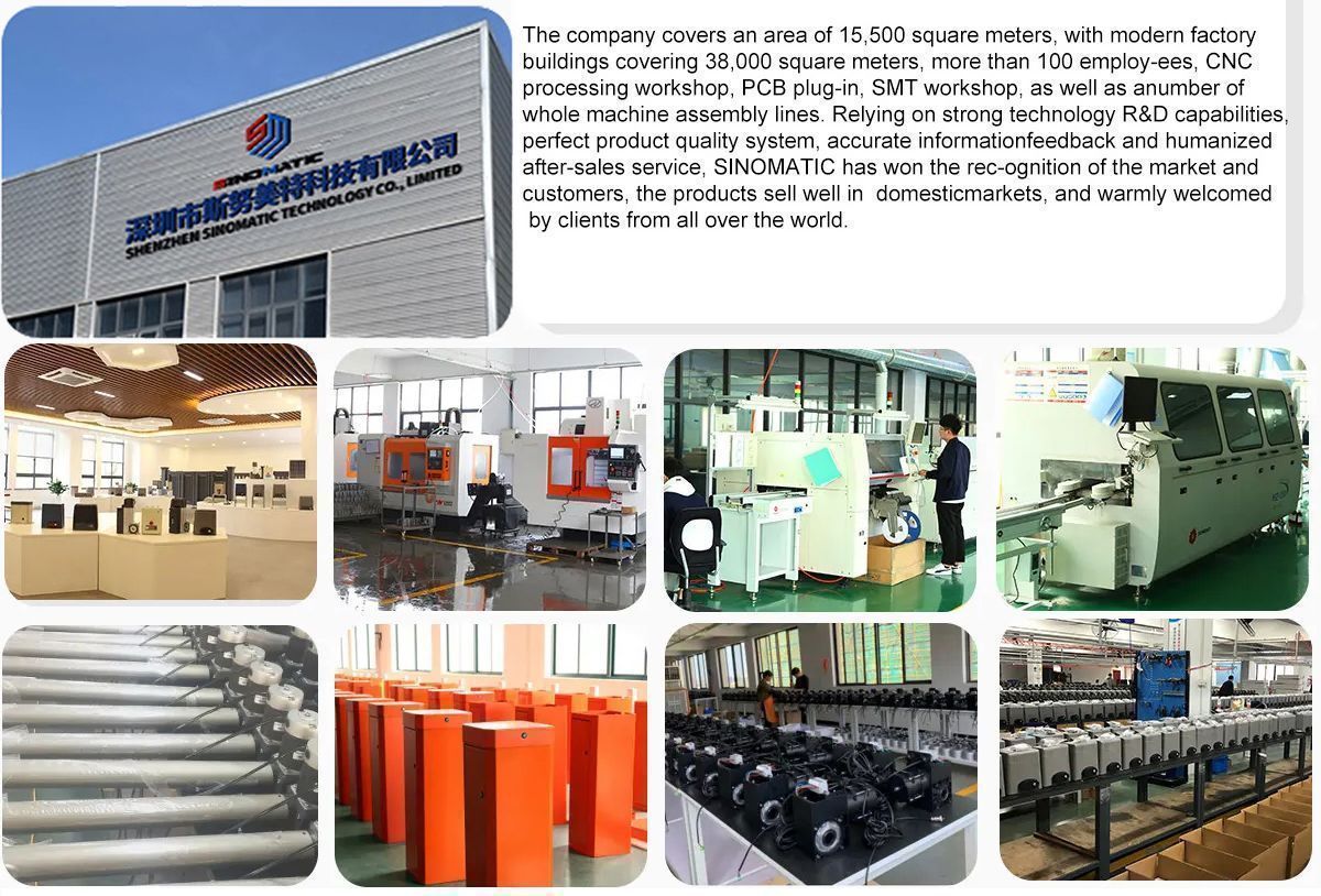 Intelligent Brushless Motor Boom Barrier Gate with RFID Access Control System – Industrial Factory Perimeter and Parking Solution