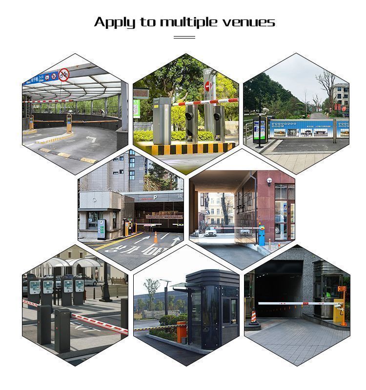 Premium Articulated Folding Arm Boom Barrier Gate for Restricted Heights – Cold-Rolled Steel Housing and 24V DC Motor System