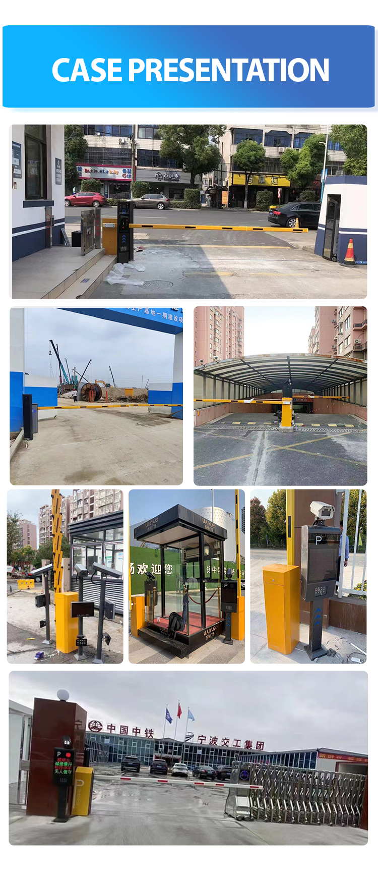 Smart Parking Automatic Boom Barrier Gate with Integrated RFID Digital Access Control System