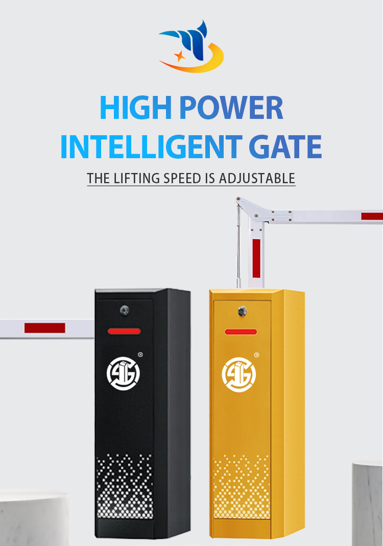 Smart Parking Automatic Boom Barrier Gate with Integrated RFID Digital Access Control System