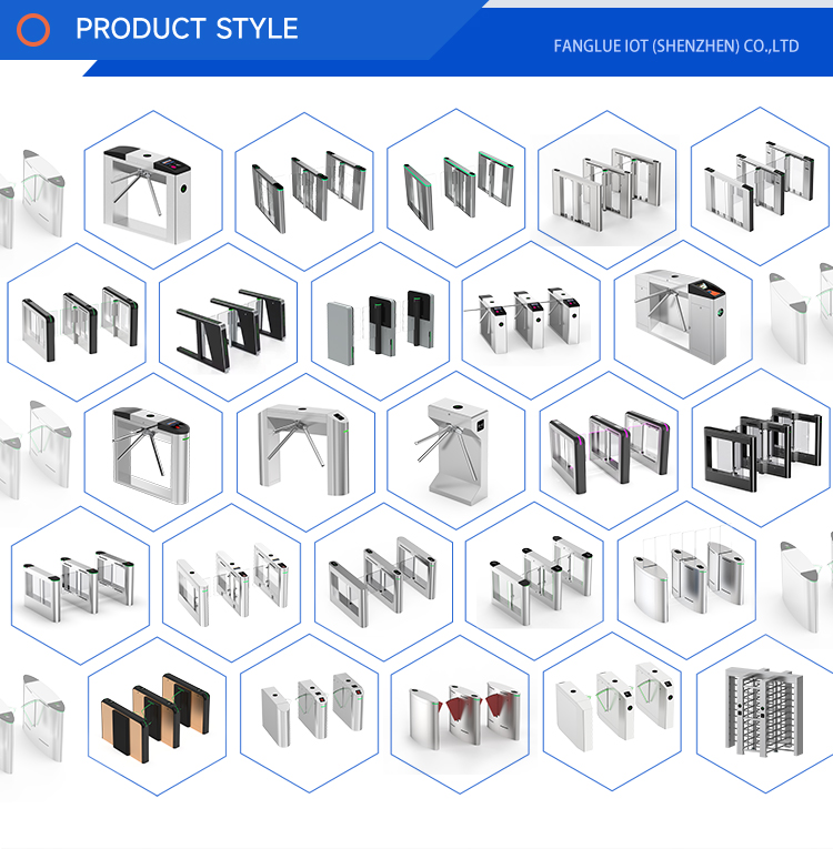 stainless-steel-optical-swing-turnstile-facial-recognition-rfid