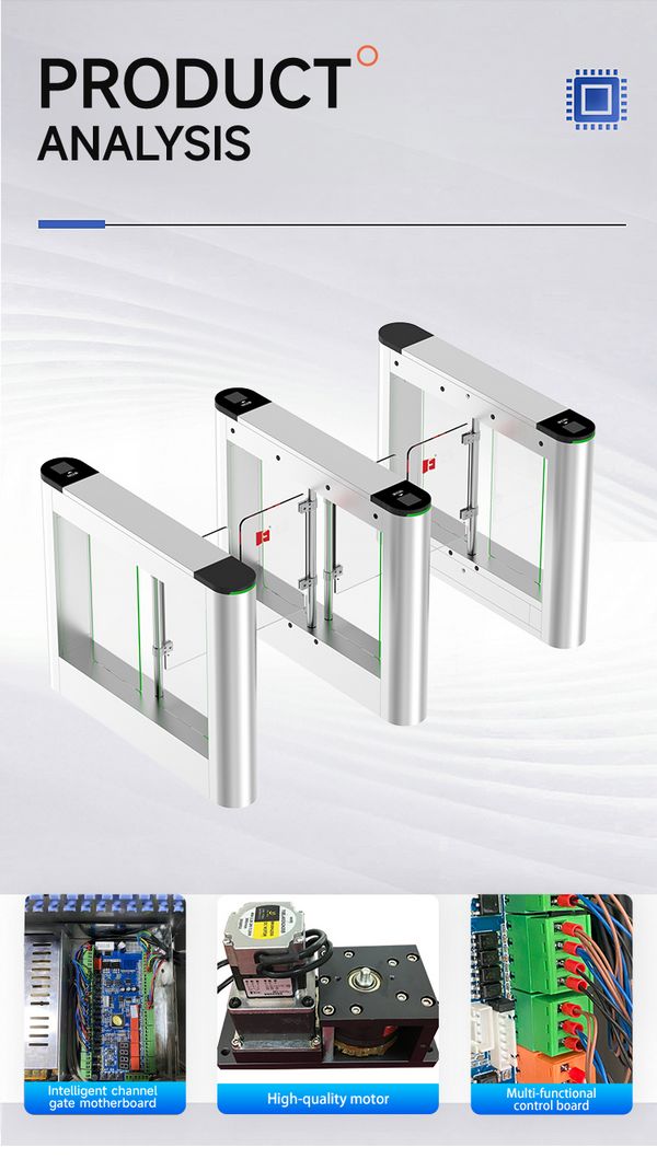 stainless-steel-optical-swing-turnstile-facial-recognition-rfid