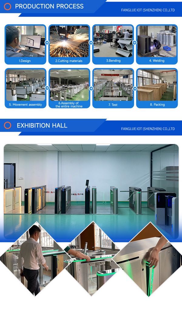 stainless-steel-optical-swing-turnstile-facial-recognition-rfid
